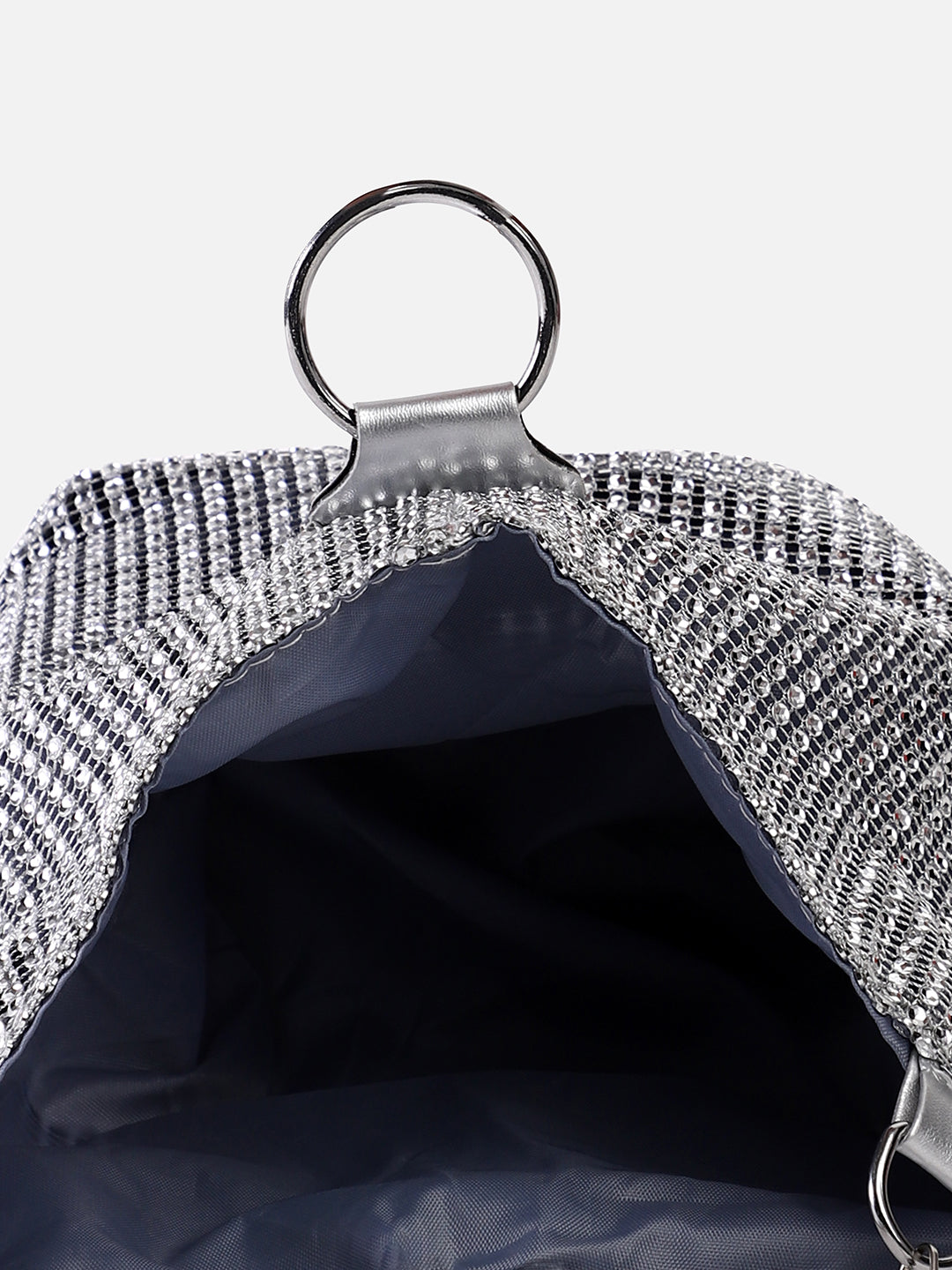 Hilary Silver Tote Bag