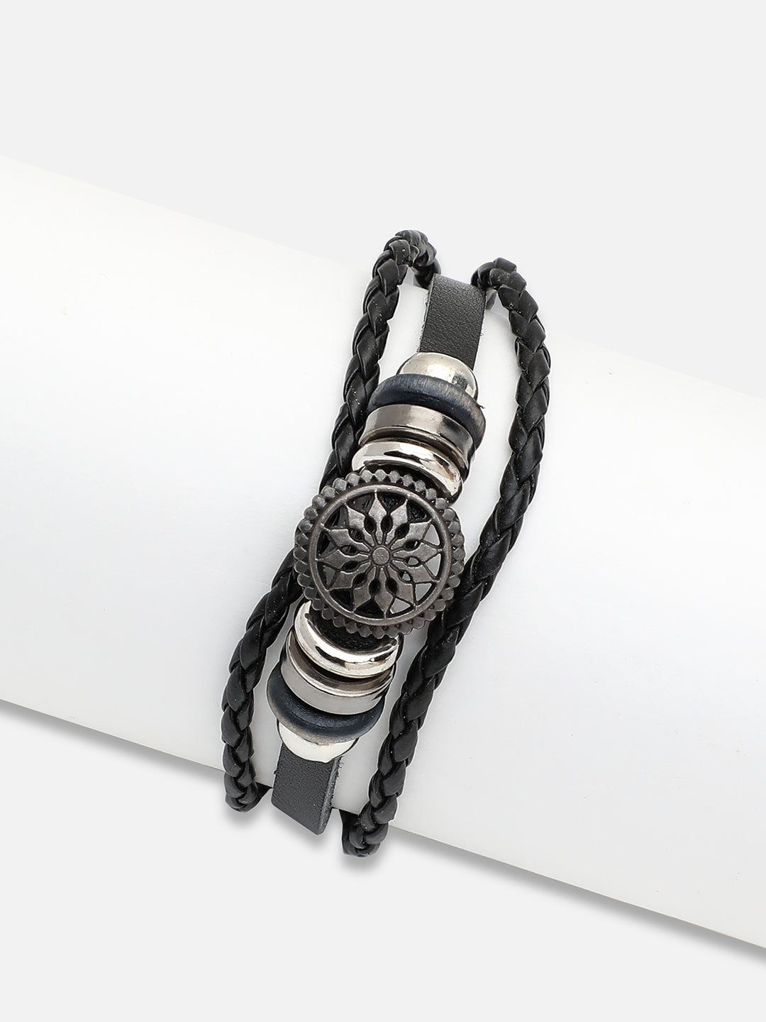 TRENDY CASUAL PU LEATHER DESIGNER BRACELET FOR WOMEN