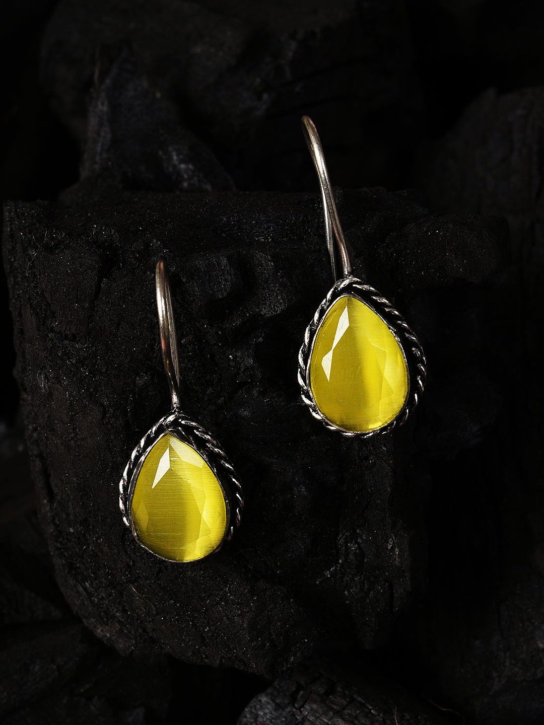 YELLOW DROP EARRING