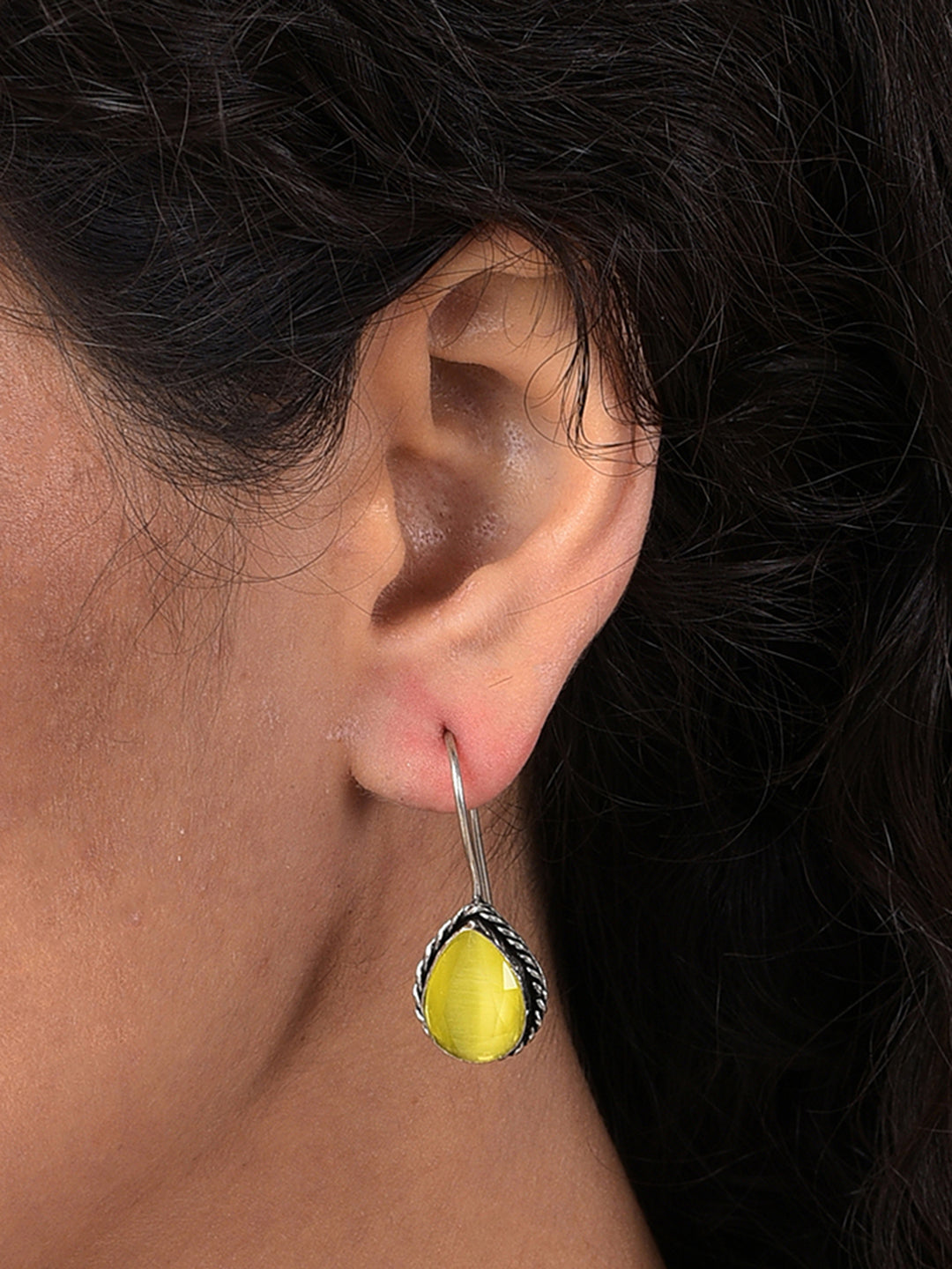YELLOW DROP EARRING