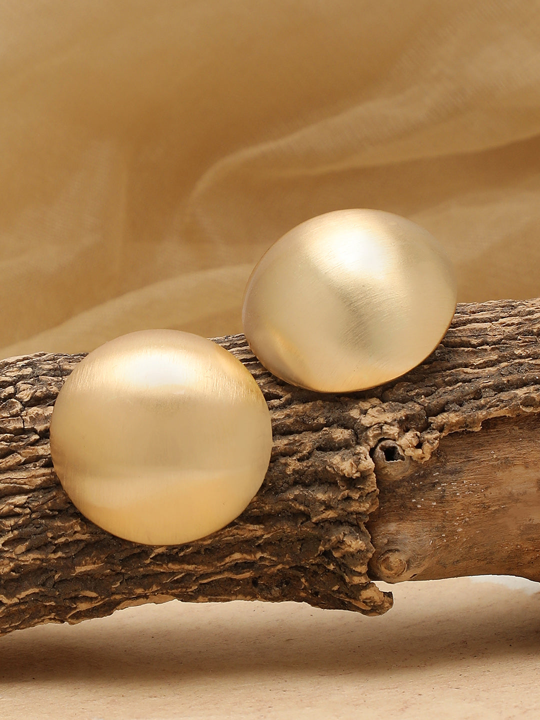 Gold Plated Party Designer Stone Stud For Women