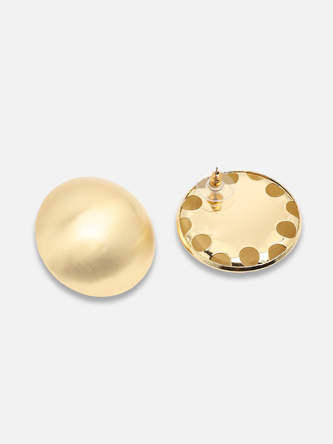 Gold Plated Party Designer Stone Stud For Women