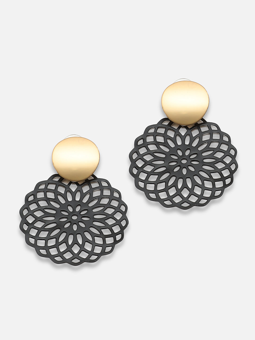 GOLD PLATED PARTY DESIGNER DROP EARRING FOR WOMEN