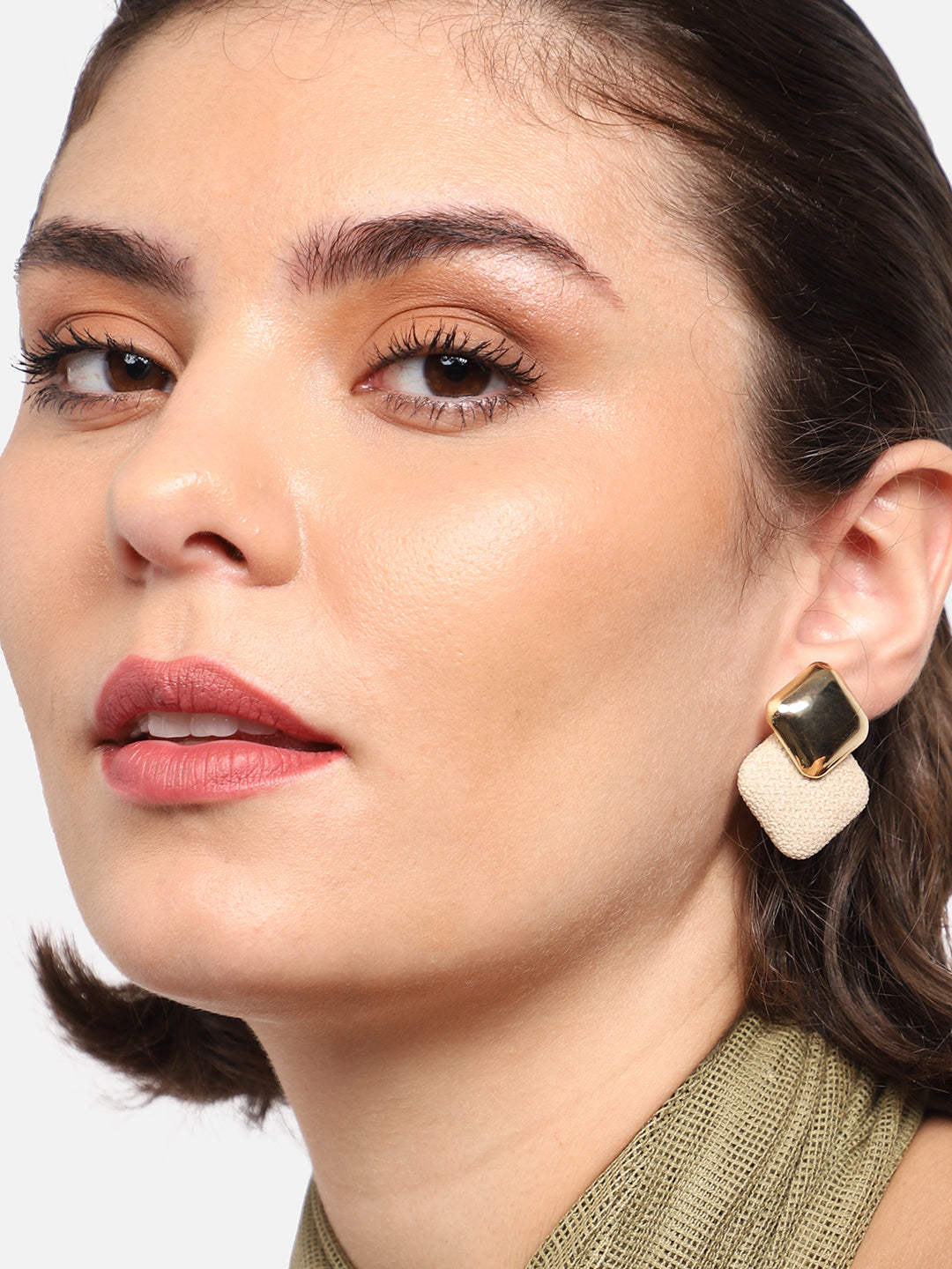 GOLD PLATED PARTY DESIGNER DROP EARRING FOR WOMEN
