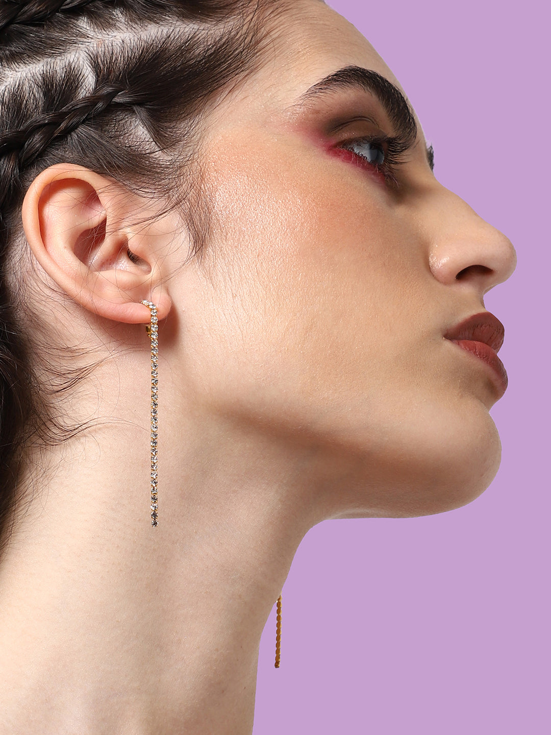 Louise Modern Drop Elegant Earrings