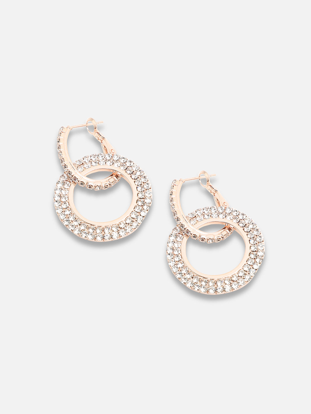 Gold Plated Party Designer Stone Drop Earring For Women