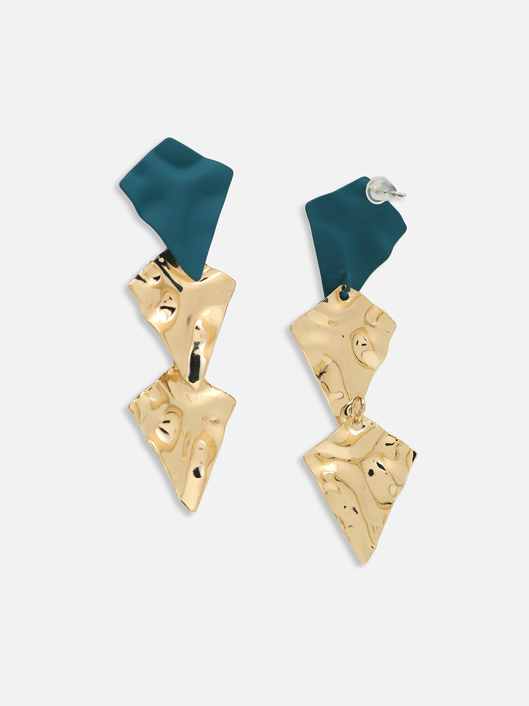 GOLD PLATED PARTY DESIGNER DROP EARRING FOR WOMEN