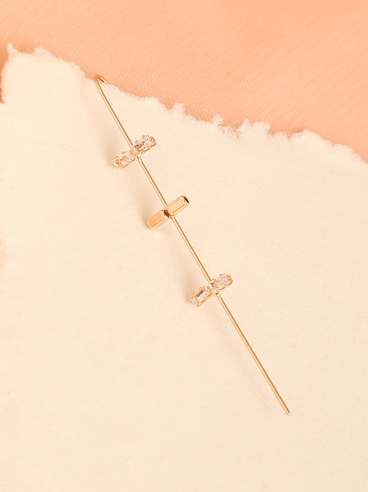 Minimal Gold Plated Ear Cuff