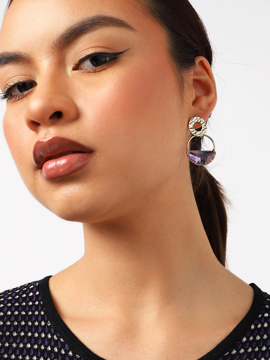 Lavender Drop Earrings