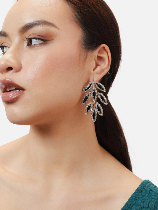 Gold Plated Party Designer Stone Stud For Women