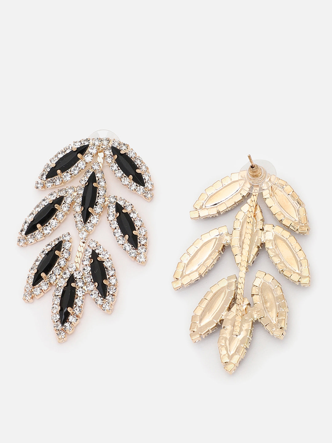 Gold Plated Party Designer Stone Stud For Women