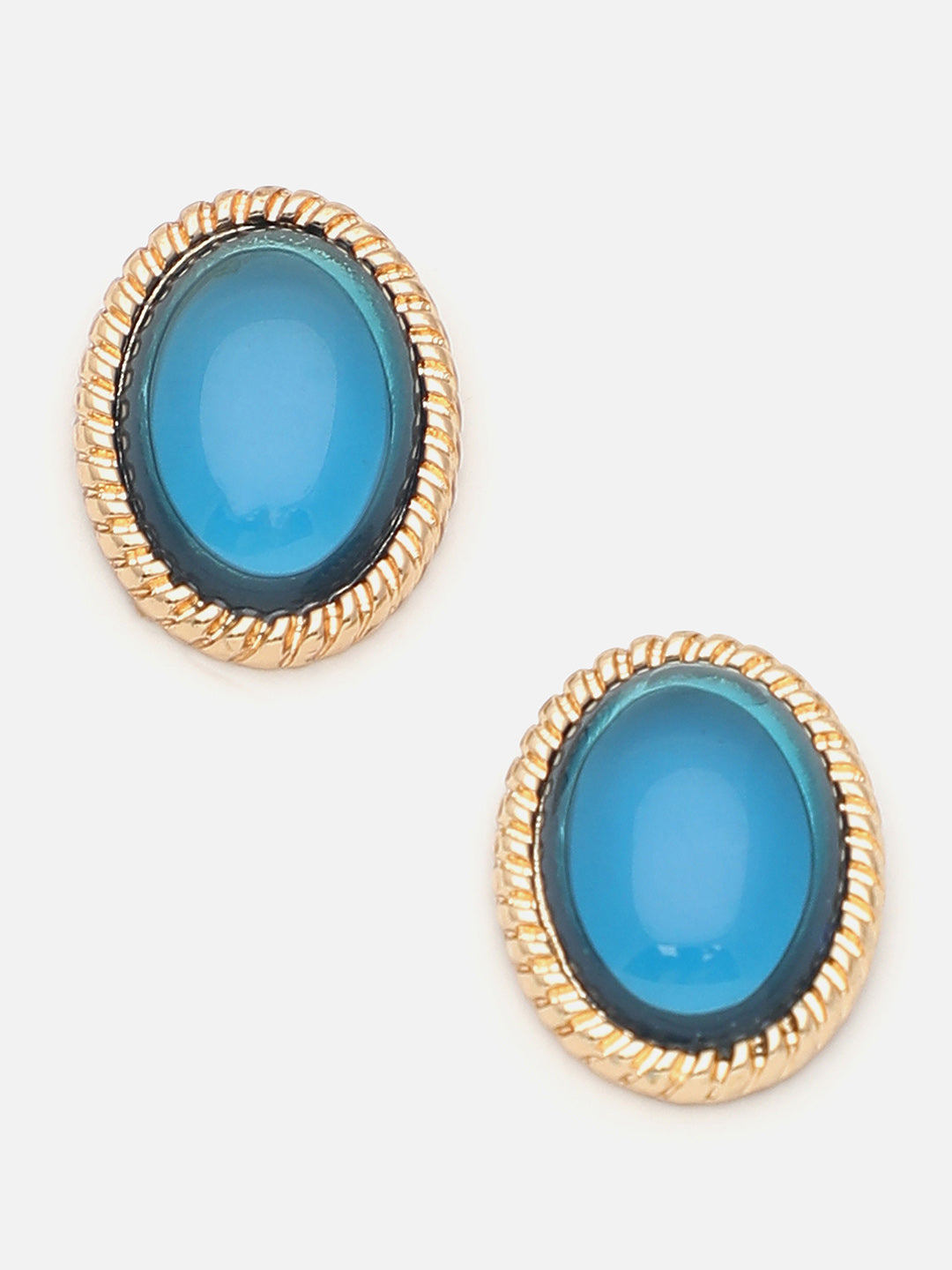 Gold Plated Party Designer Stone Stud For Women