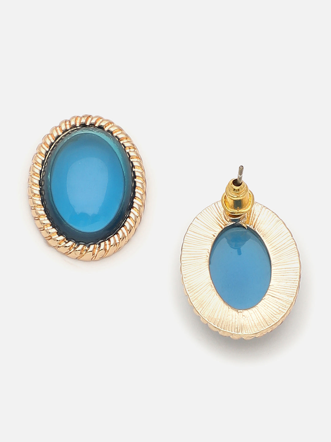 Gold Plated Party Designer Stone Stud For Women