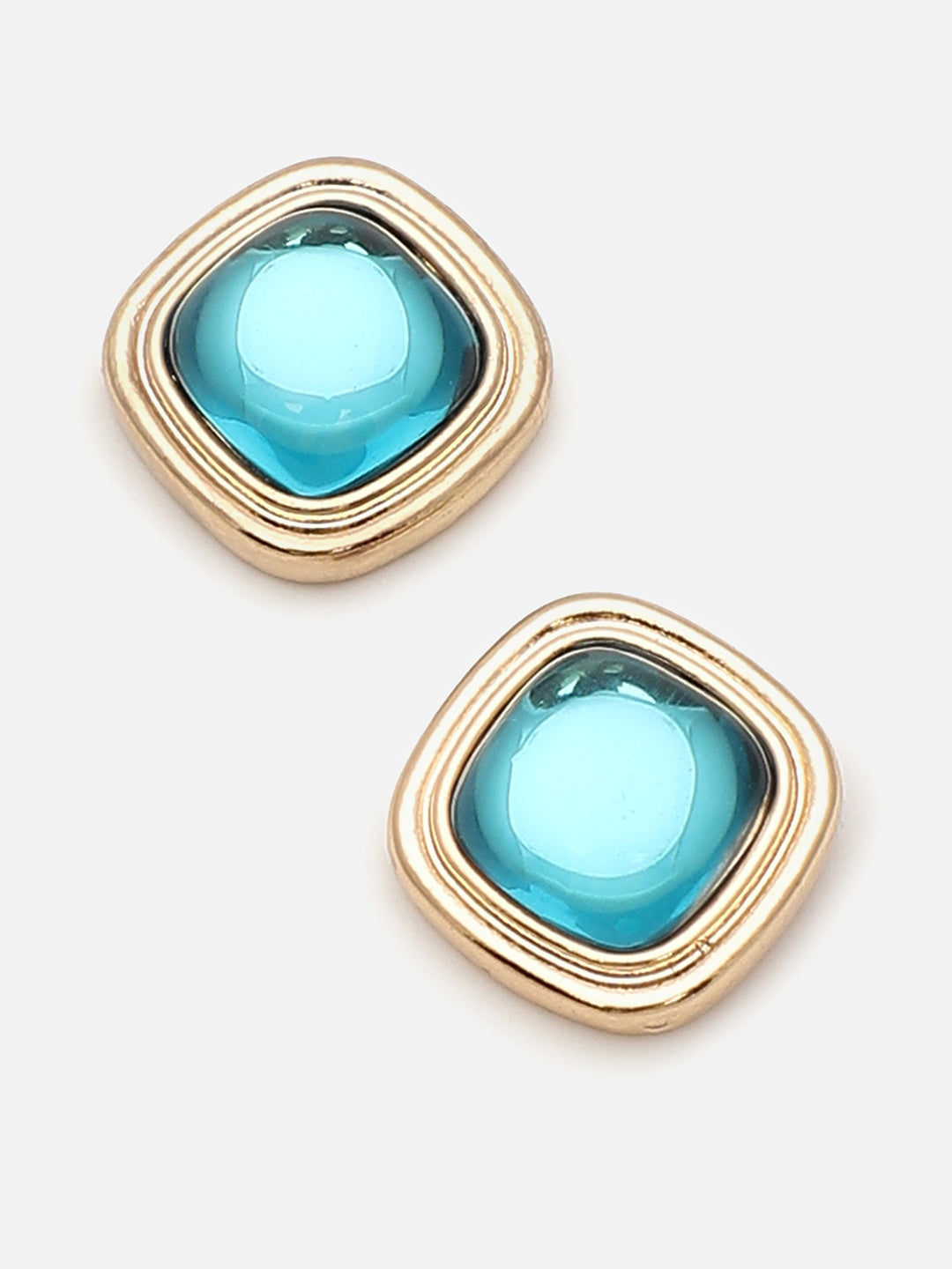 Gold Plated Party Designer Stone Stud For Women