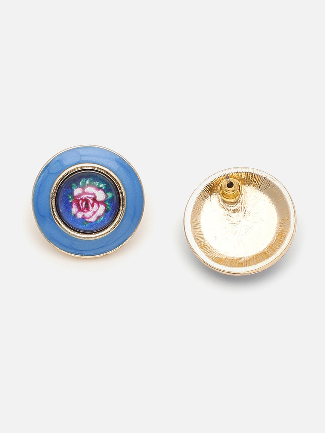 Gold Plated Party Designer Stone Stud For Women