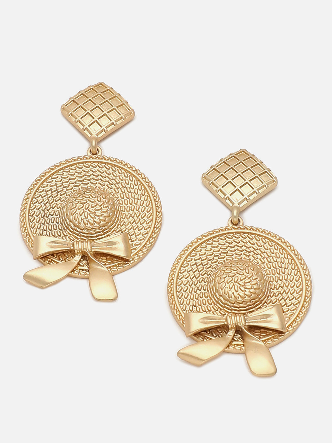 Gold Plated Party Designer Drop Earring For Women