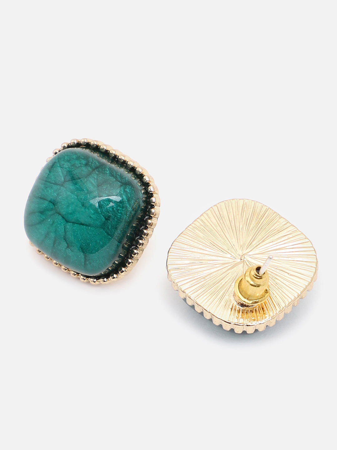 Gold Plated Party Designer Stone Stud For Women