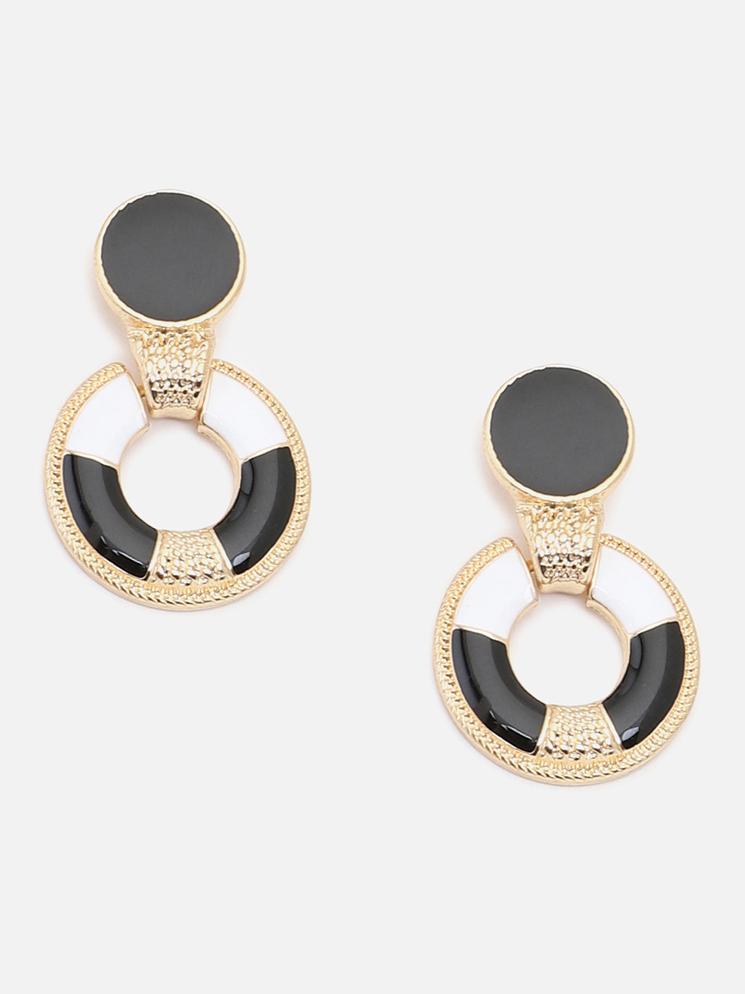 Gold Plated Party Designer Stone Drop Earring For Women