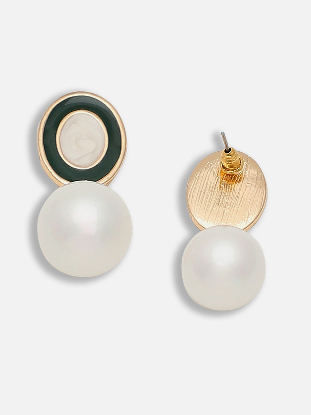 Gold Plated Party Pearls Drop Earring For Women