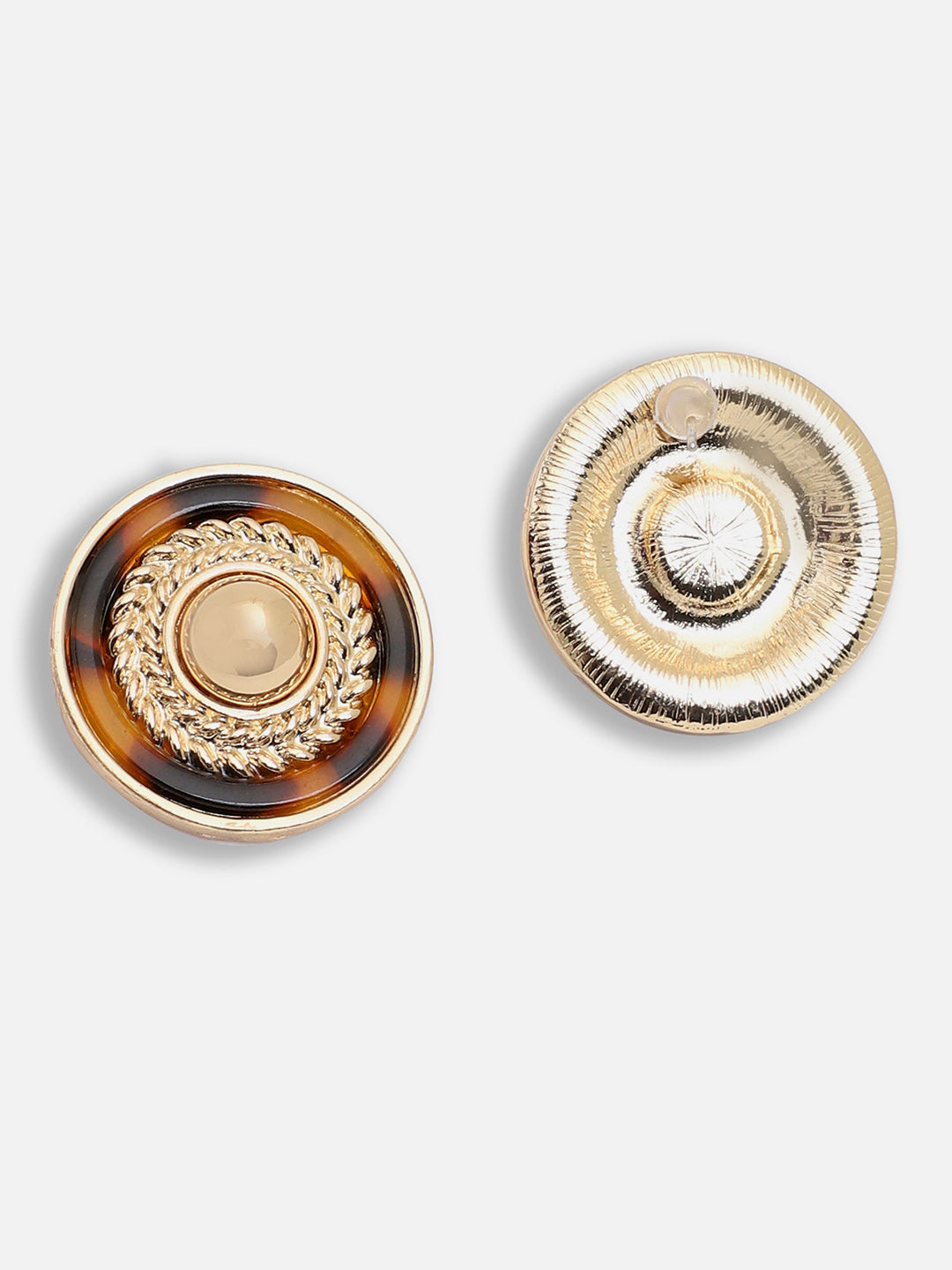Gold Plated Party Designer Stone Stud For Women