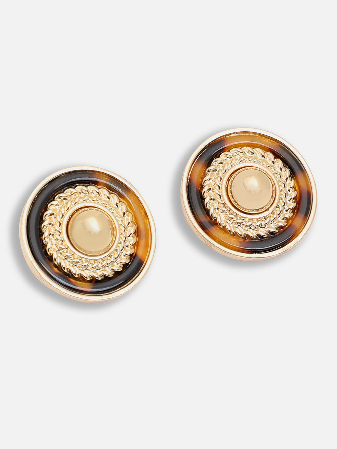 Gold Plated Party Designer Stone Stud For Women