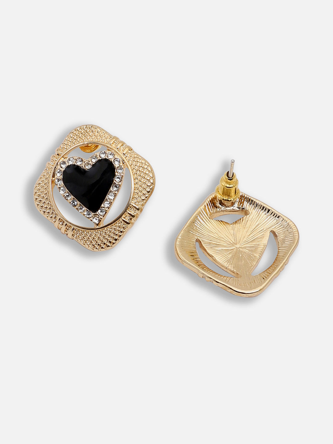 Gold Plated Party Designer Stone Stud For Women