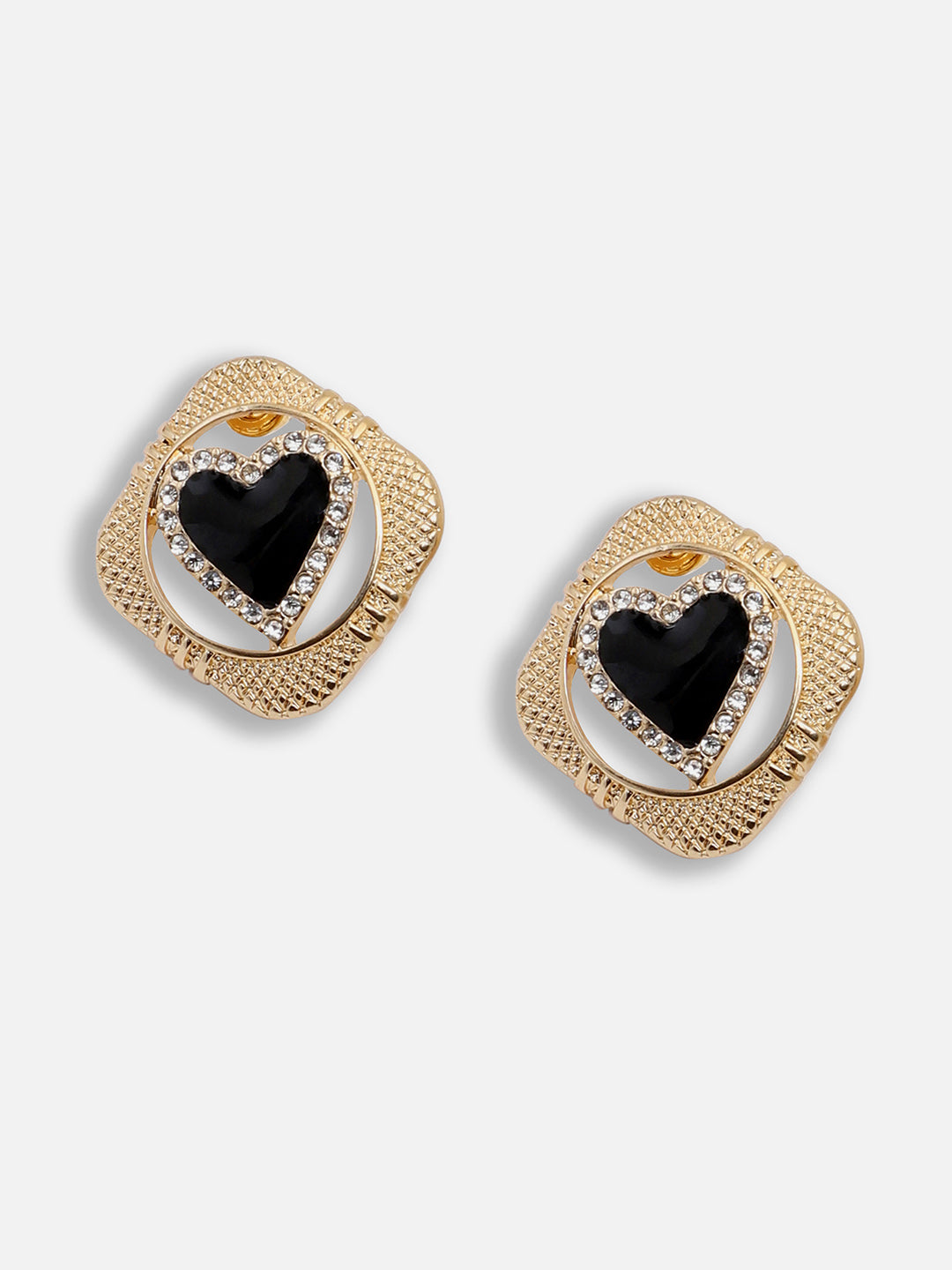 Gold Plated Party Designer Stone Stud For Women
