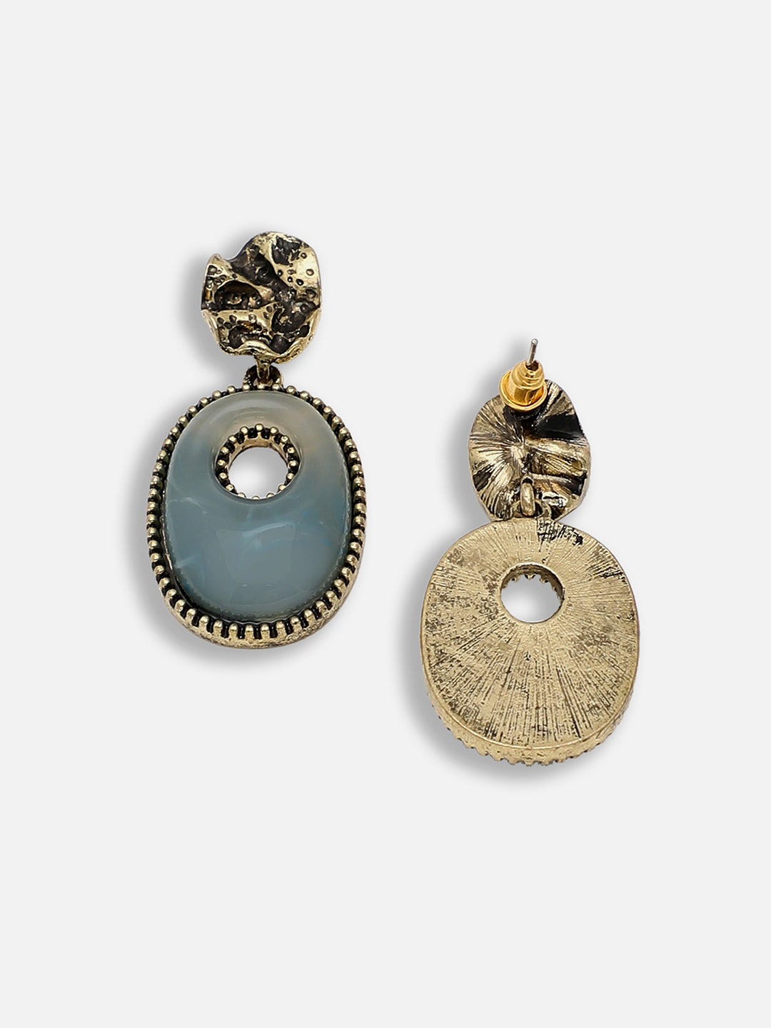 Gold Plated Party Designer Stone Drop Earring For Women