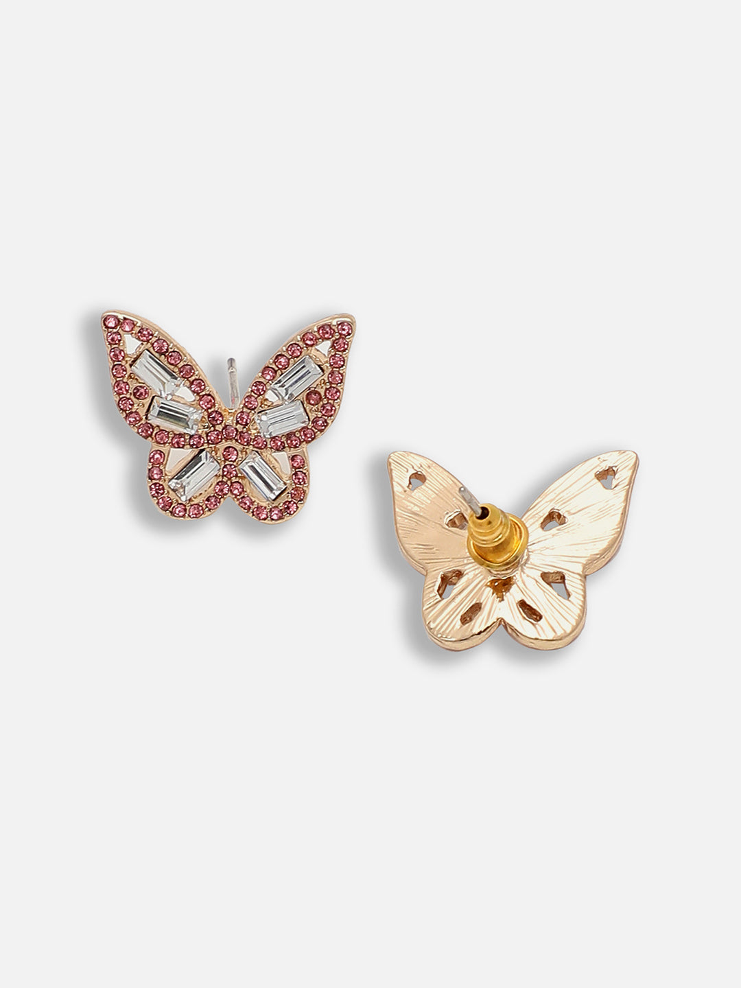 Gold Plated Party Designer Stone Stud For Women