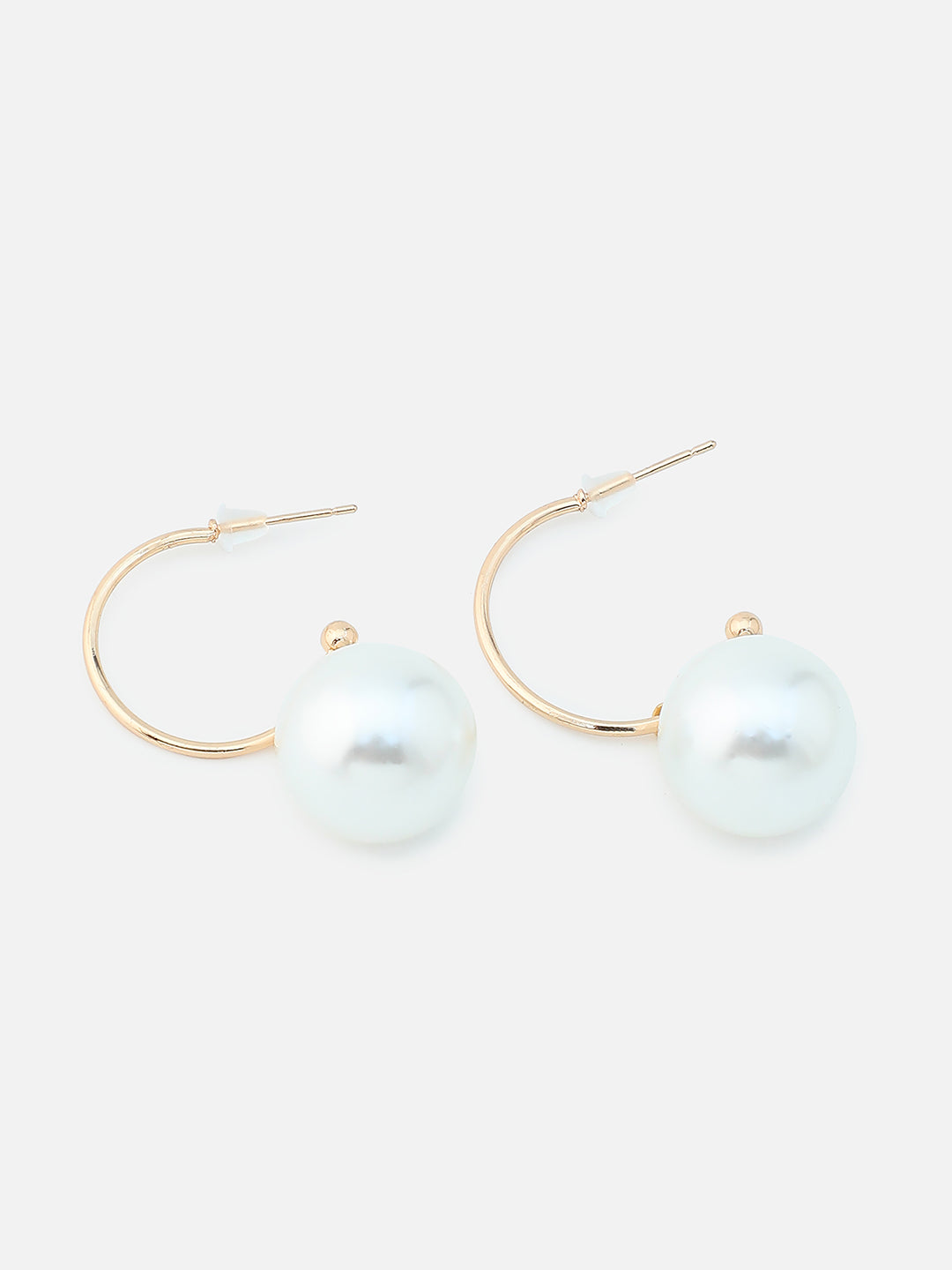 Gold Plated Party Pearls Drop Earring For Women