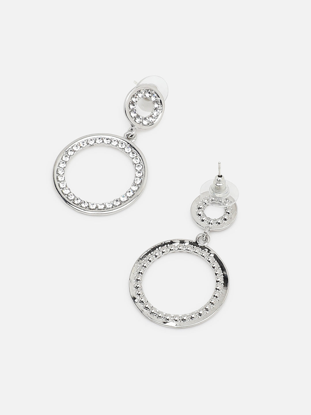 Gold Plated Party Designer Stone Drop Earring For Women