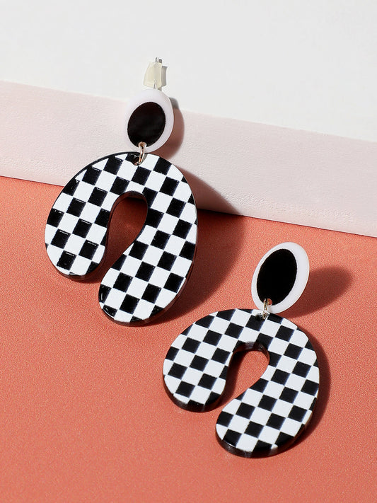 Gold Plated Party Designer Stone Drop Earring For Women