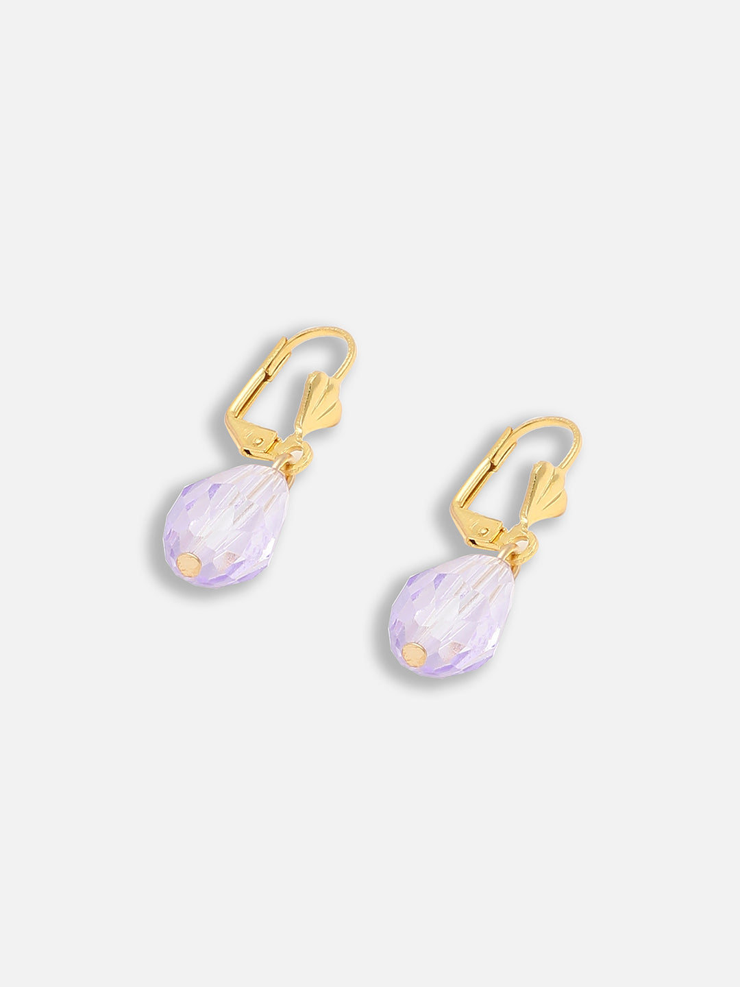 Gold Plated Party Designer Stone Drop Earring For Women