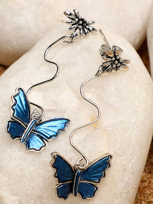 Gold Plated Party Designer Stone Drop Earring For Women