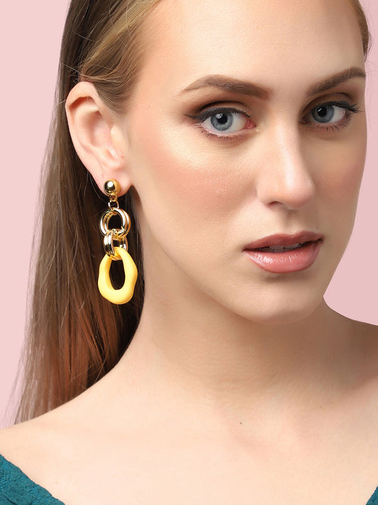 Gold Plated Party Designer Drop Earring For Women
