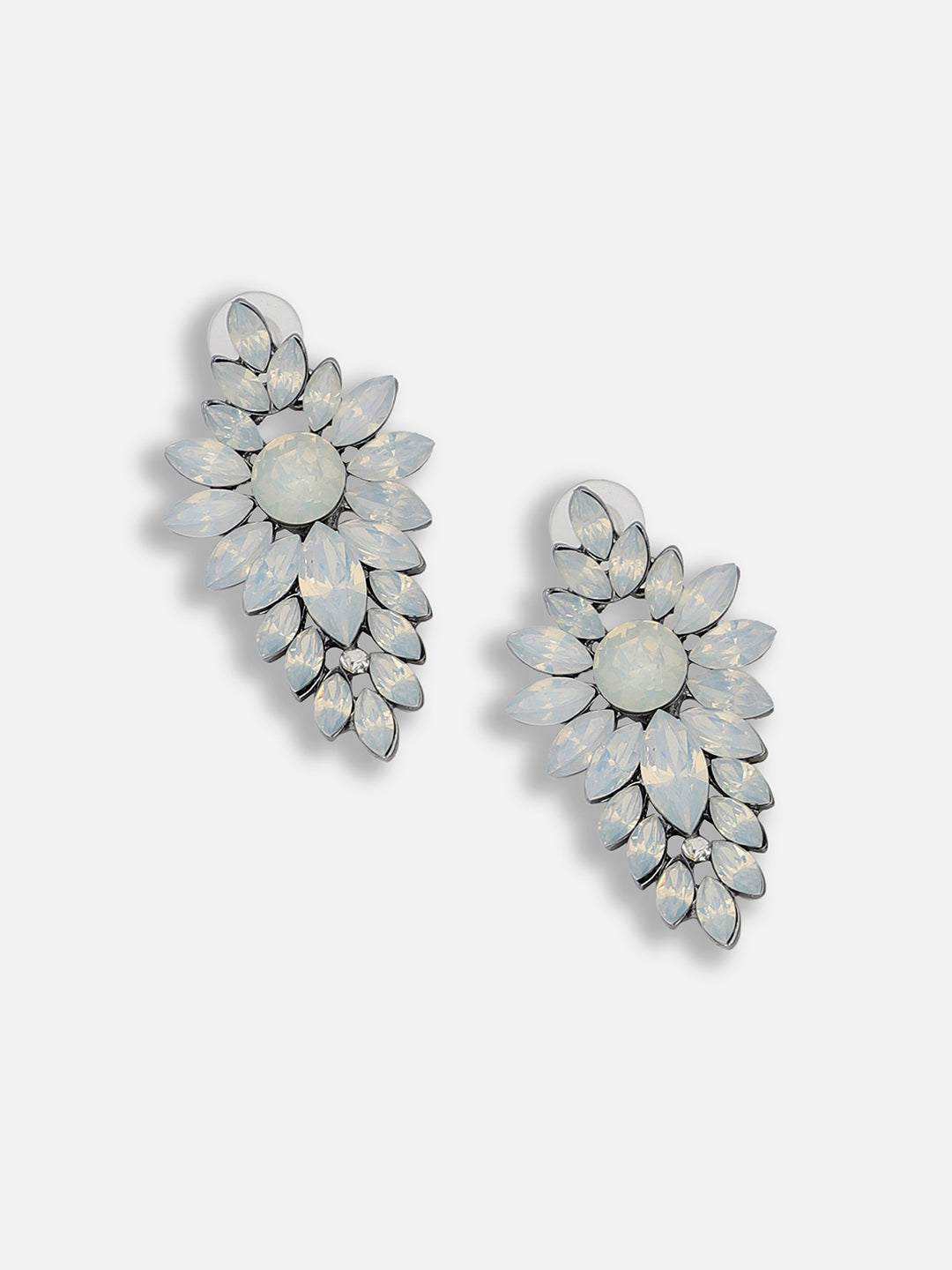 Gold Plated Party Designer Stone Drop Earring For Women