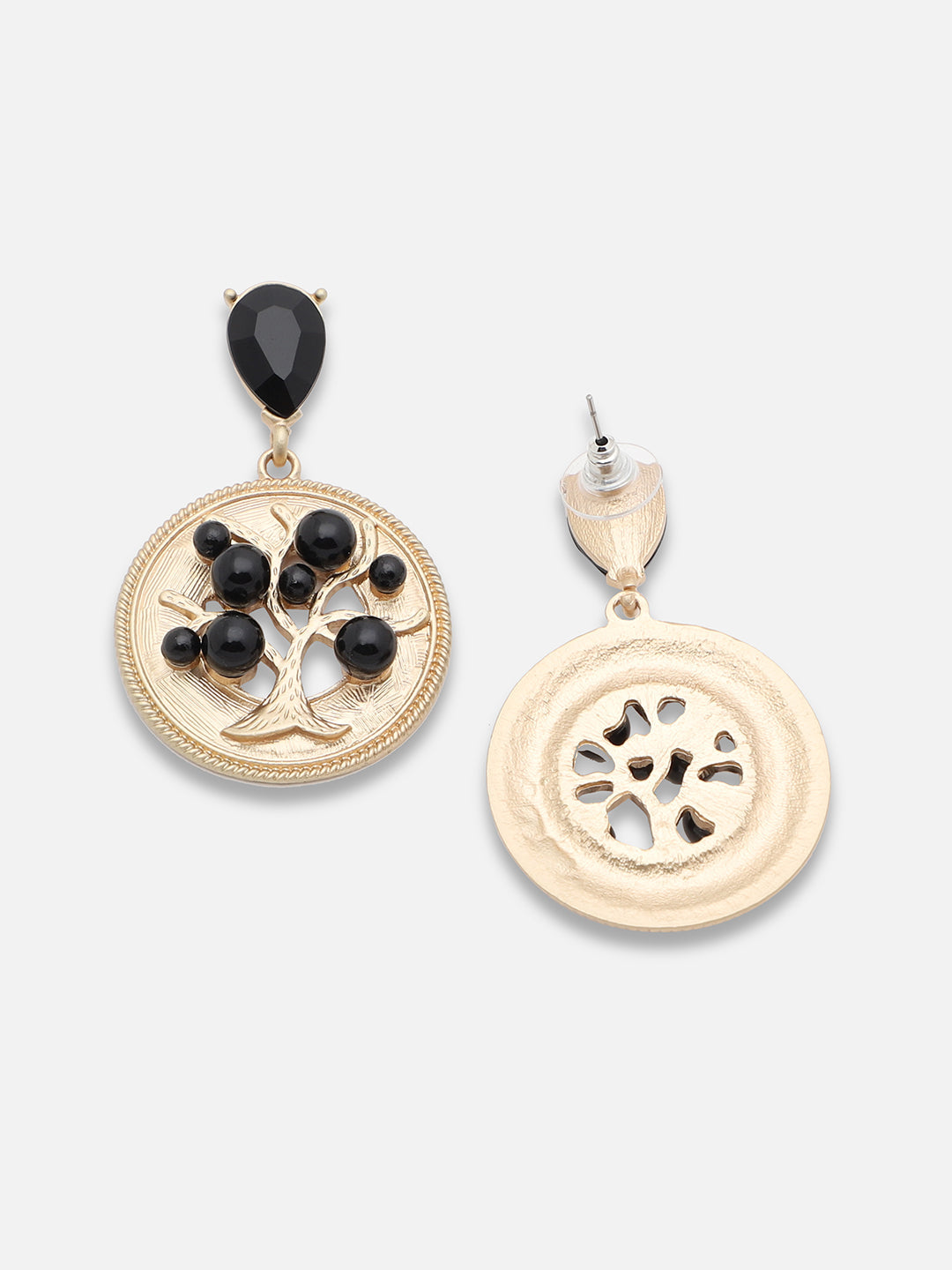 Gold Plated Party Designer Stone Drop Earring For Women