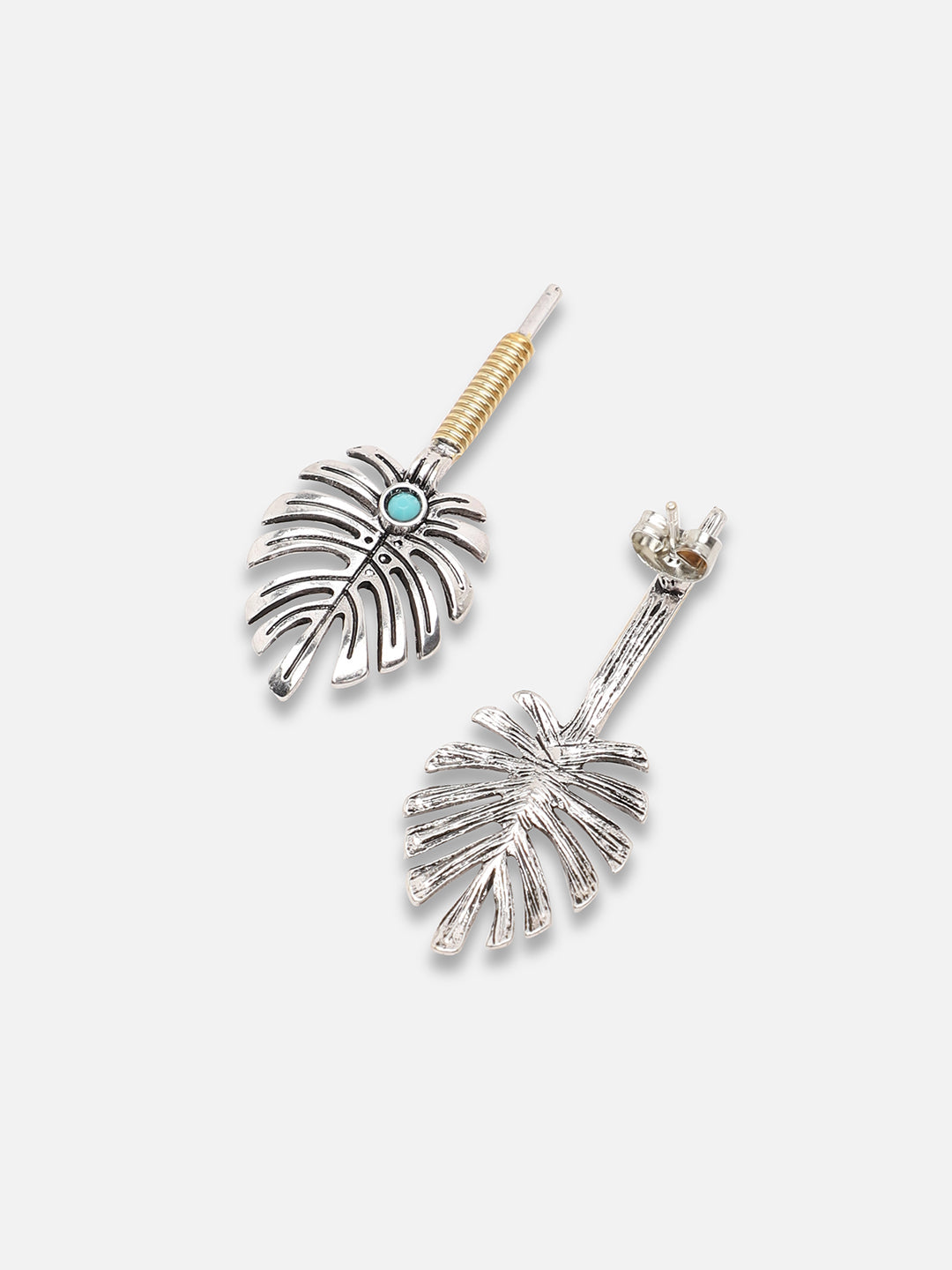 GOLD PLATED PARTY DESIGNER STONE DROP EARRING FOR WOMEN