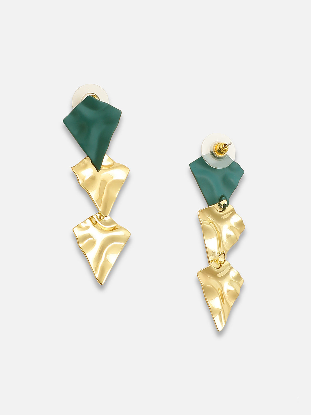 GOLD PLATED PARTY DESIGNER DROP EARRING FOR WOMEN
