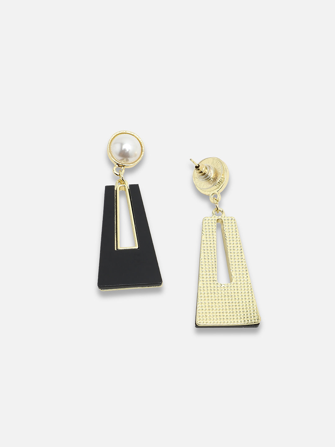 Gold Plated Party Pearls Drop Earring For Women