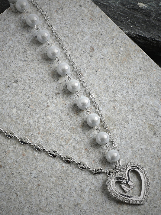 Gold Plated Party Designer Stone Necklace For Women