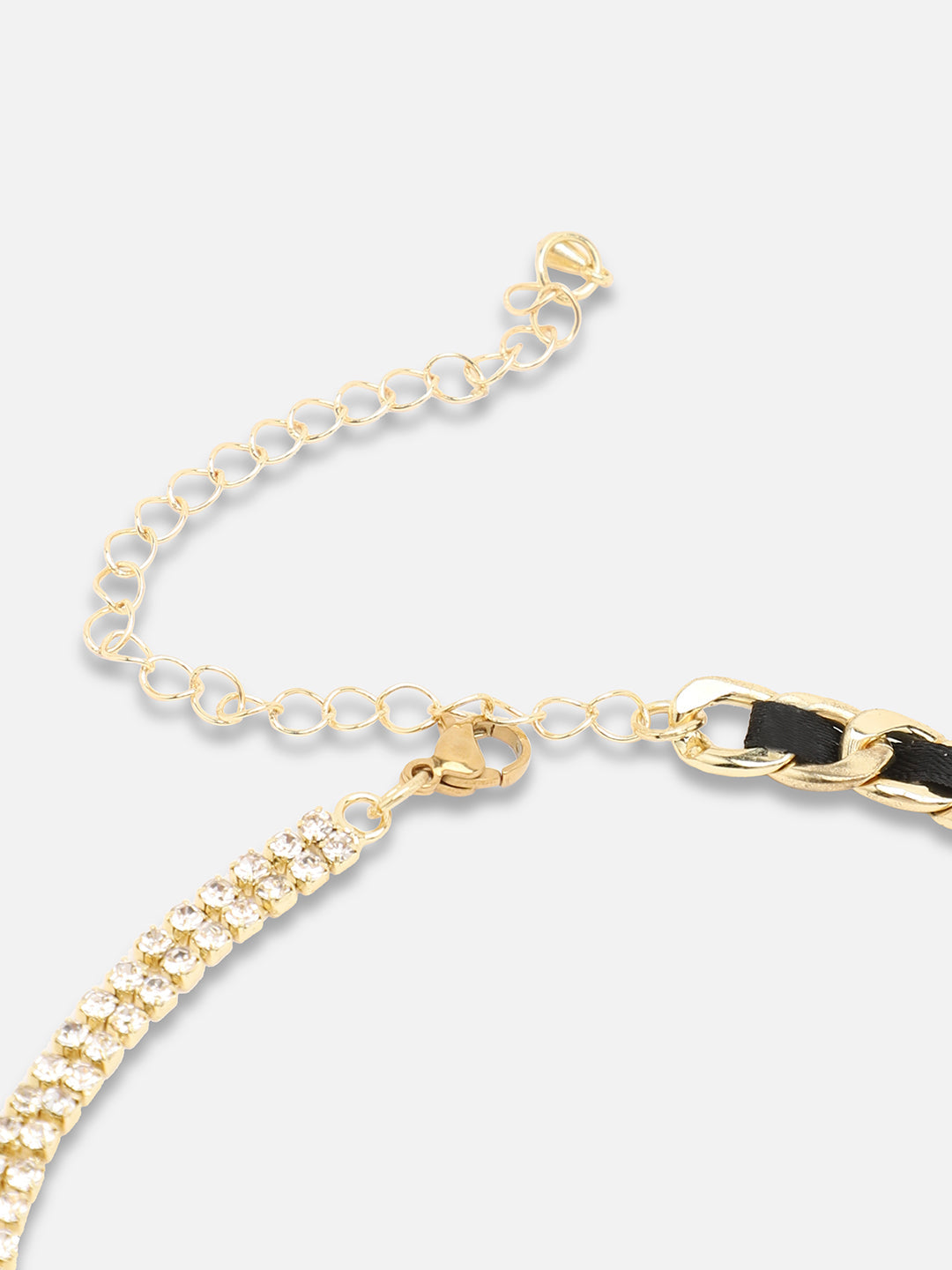 Gold Plated Party Designer Stone Necklace For Women