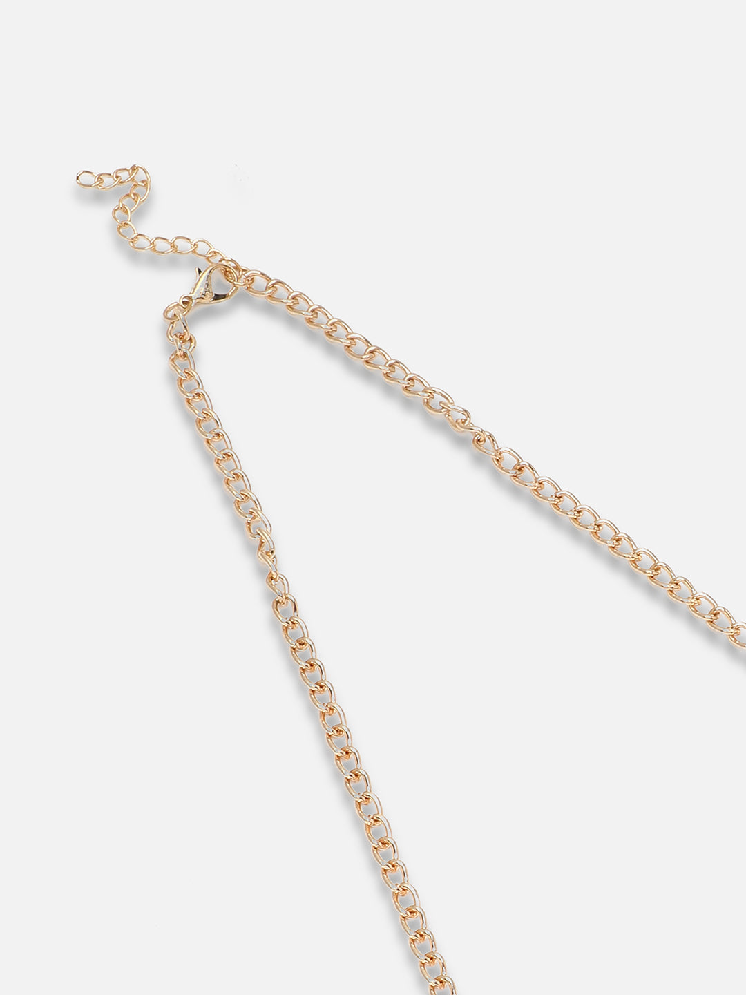 GOLD PLATED PARTY DESIGNER STONE NECKLACE FOR WOMEN