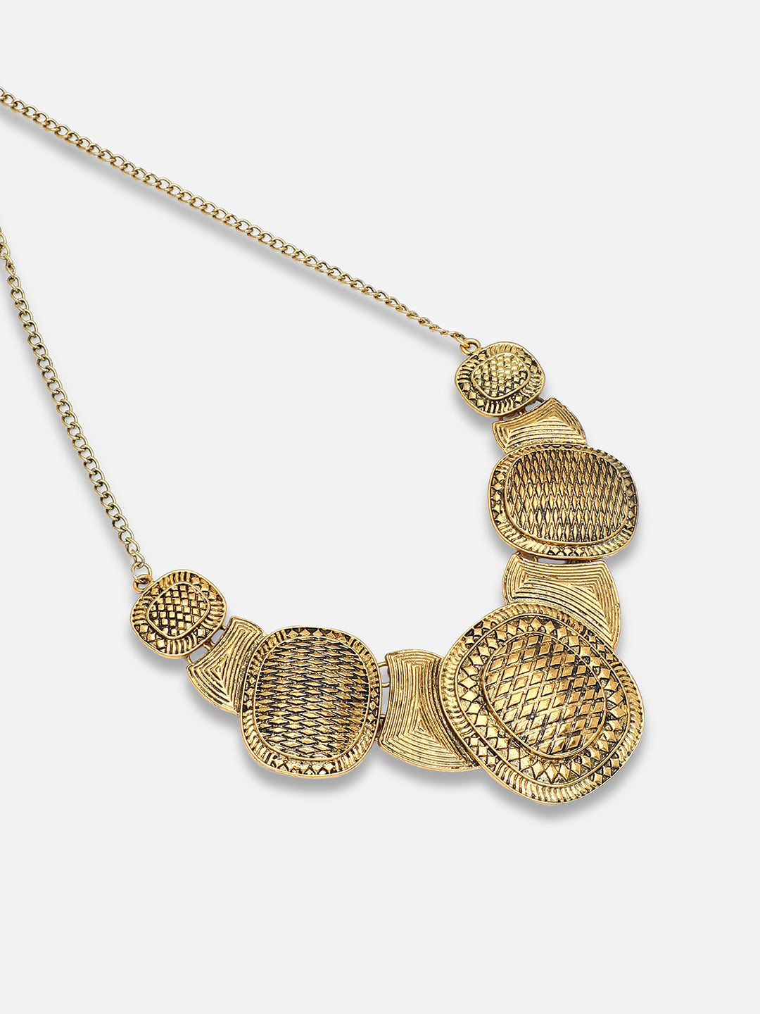 Gold Plated Party Designer Stone Necklace For Women