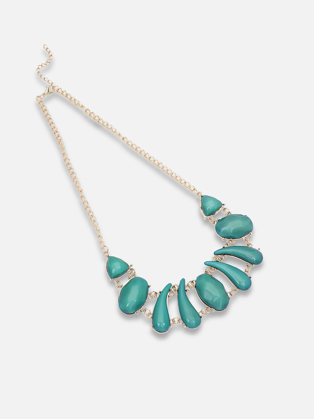 Gold Plated Party Designer Stone Necklace For Women