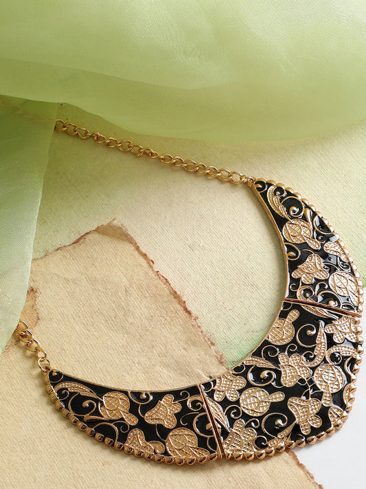 Gold Plated Party Designer Stone Necklace