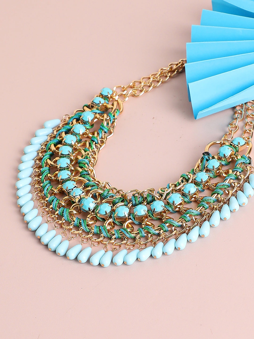 Blue Statement Choker