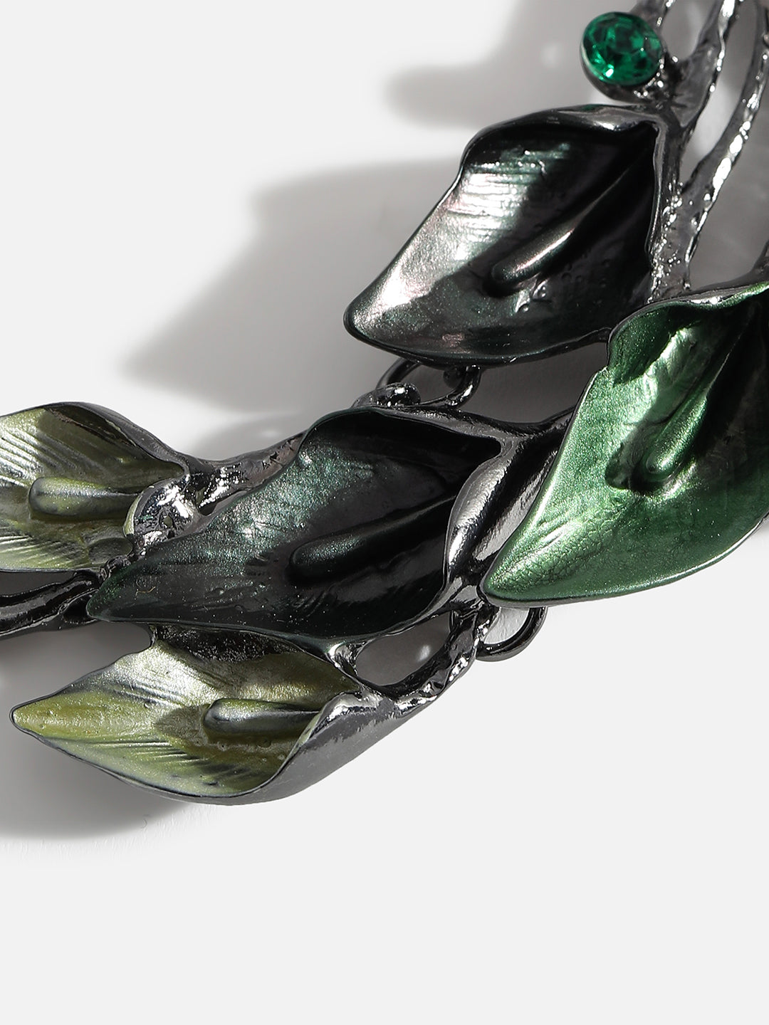 Peacock Detailing Rhinestones Jewellery Set
