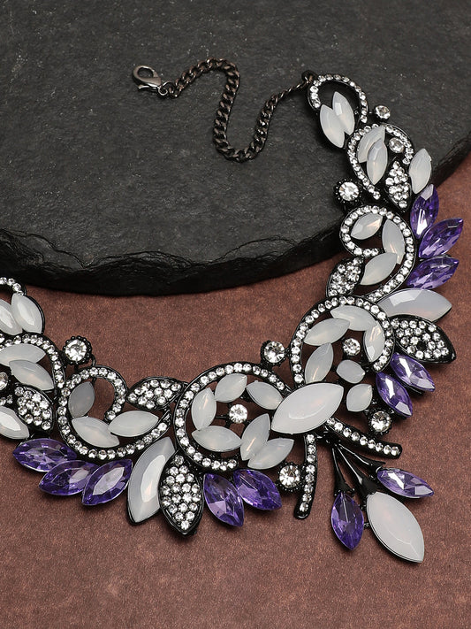 SOHI MULTICOLOUR STONES NECKLACE