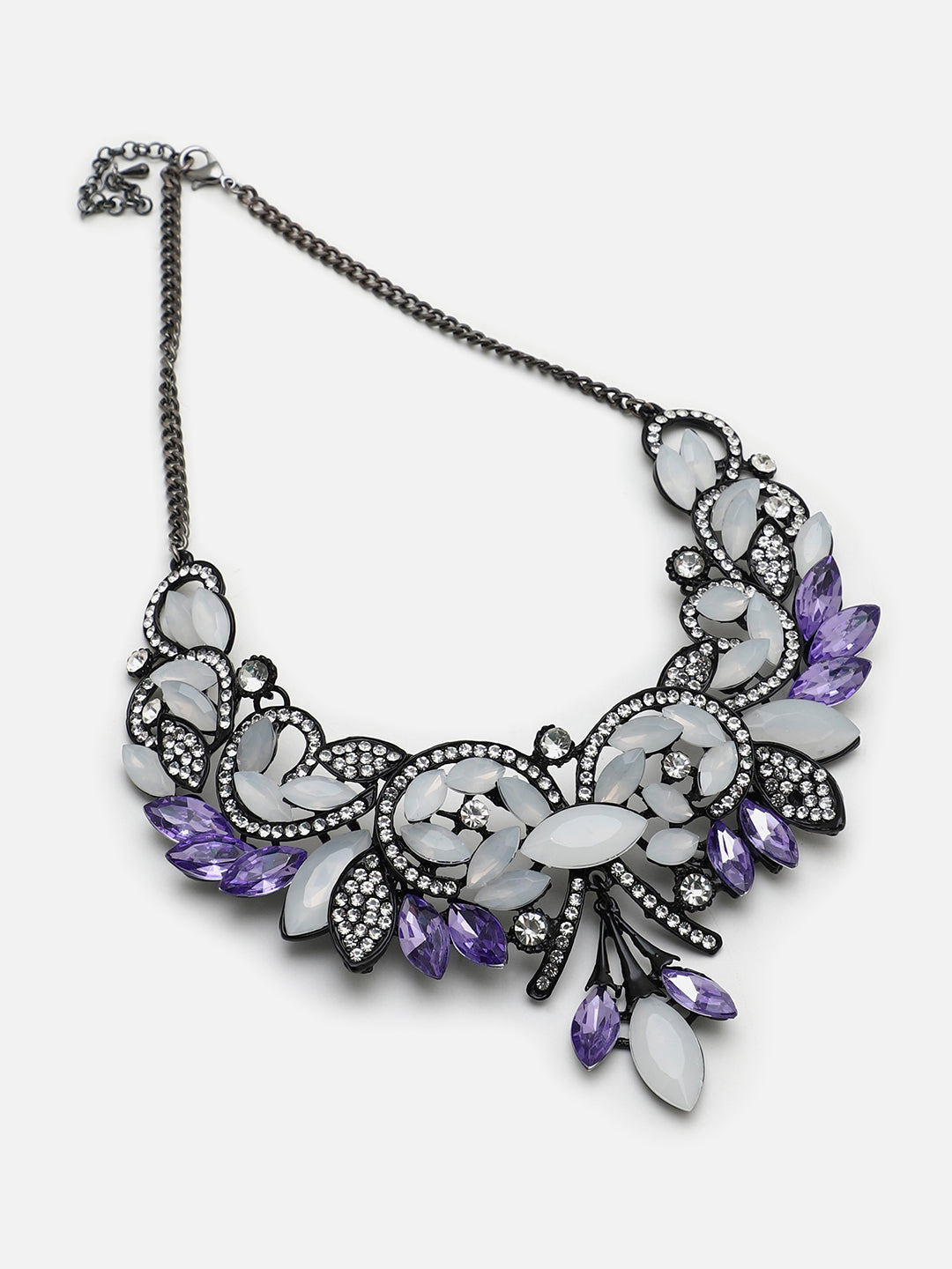 SOHI MULTICOLOUR STONES NECKLACE